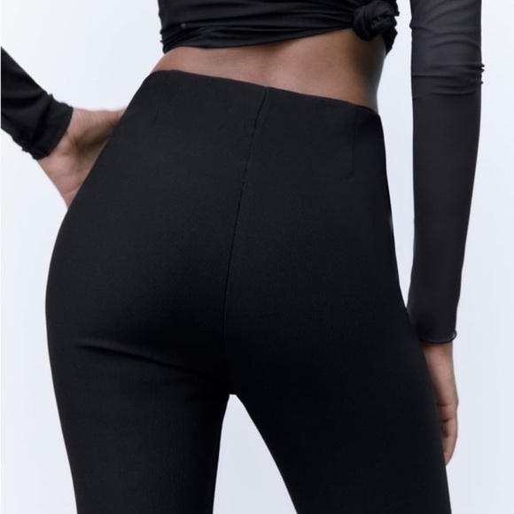Zara Ribbed Leggings - Picture 4 of 14
